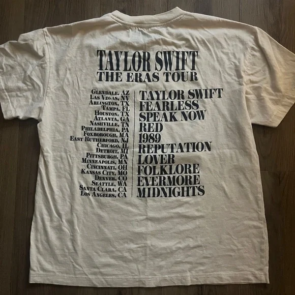 Taylor Swift Eras Tour Merch Concert Shirt - Picture 2 of 3